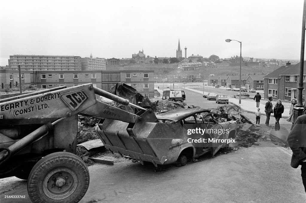 IRA Barricades Removed - Bogside