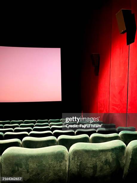 empty theater seats - cinematography stock pictures, royalty-free photos & images
