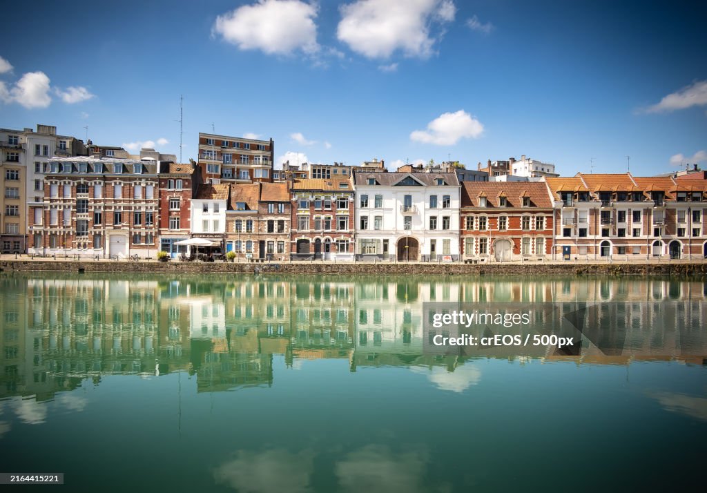 View of buildings in city,Lille,Nord,France