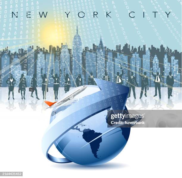 banking data - manhattan map stock illustrations