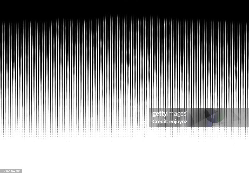 Seamless black lines gradient pattern