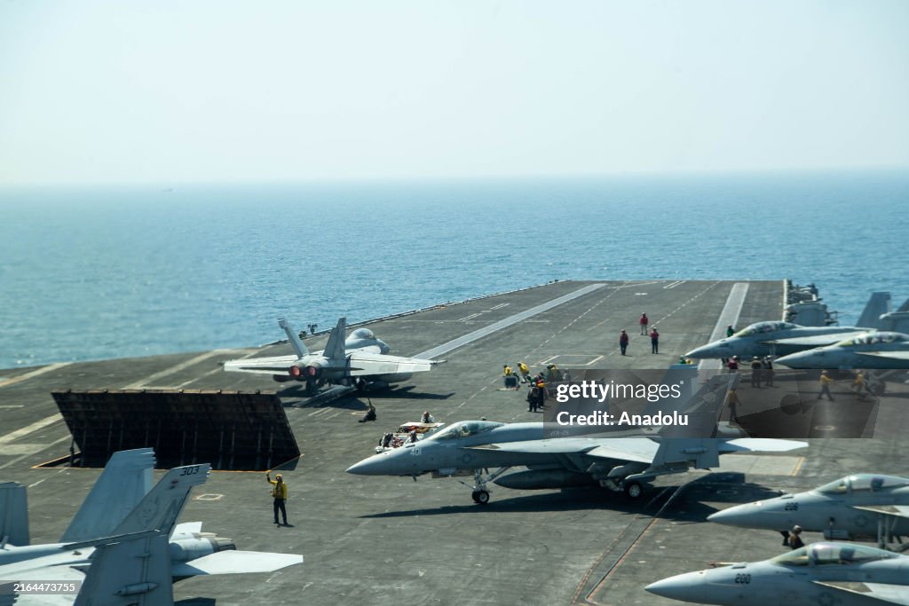 USS Theodor Roosevelt arrives in the operational area of the US 5th Fleet