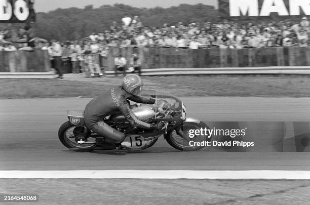 Bo Granath, Husqvarna during the International GP at Silverstone on August 12, 1973 in Silverstone, United Kingdom.