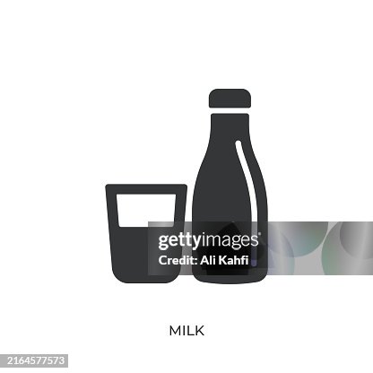 Milk glyph solid icon. Solid icon that can be applied anywhere, simple, pixel perfect and modern style Milk glyph solid icon. Solid icon that can be applied anywhere, simple, pixel perfect and modern style