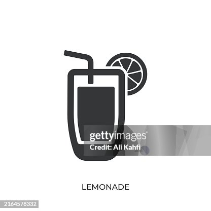 Lemonade glyph solid icon. Solid icon that can be applied anywhere, simple, pixel perfect and modern style Lemonade glyph solid icon. Solid icon that can be applied anywhere, simple, pixel perfect and modern style