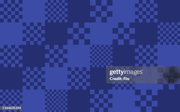 abstract texture pattern mosaic pixel layered dark background - changing bedding stock illustrations