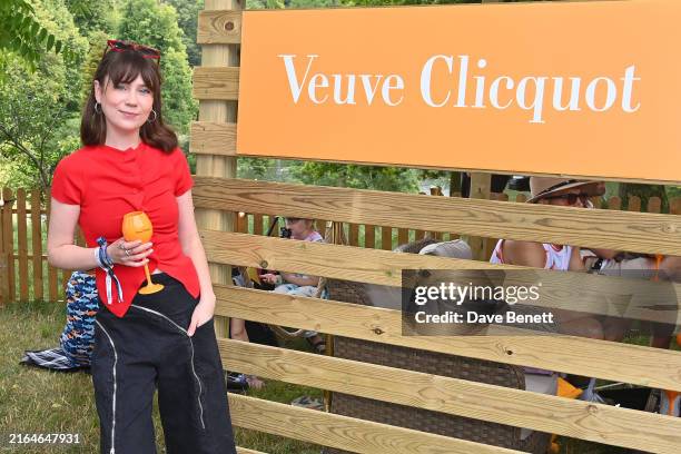 Jenny Walser attends the Veuve Clicquot Champagne Garden at Wilderness Festival 2024 at Cornbury Park on August 3, 2024 in Charlbury, Oxfordshire.