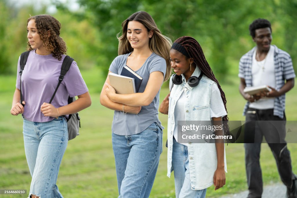Walking to Class