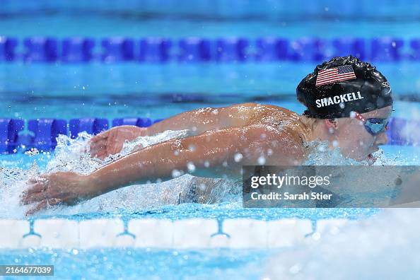 Shackell Alex Shackell of Team United States competes in the Women's 200m ...