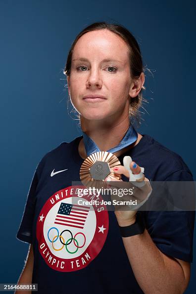 Sean Rovetti U.S. Olympians Stephanie Rovetti poses for a photo at the USA House ...