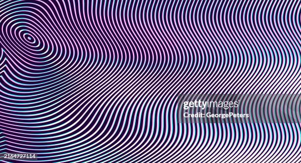 concentric stripes background with glitch technique - black marble pattern stock illustrations