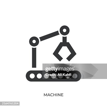 Machine glyph solid icon. Solid icon that can be applied anywhere, simple, pixel perfect and modern style Machine glyph solid icon. Solid icon that can be applied anywhere, simple, pixel perfect and modern style