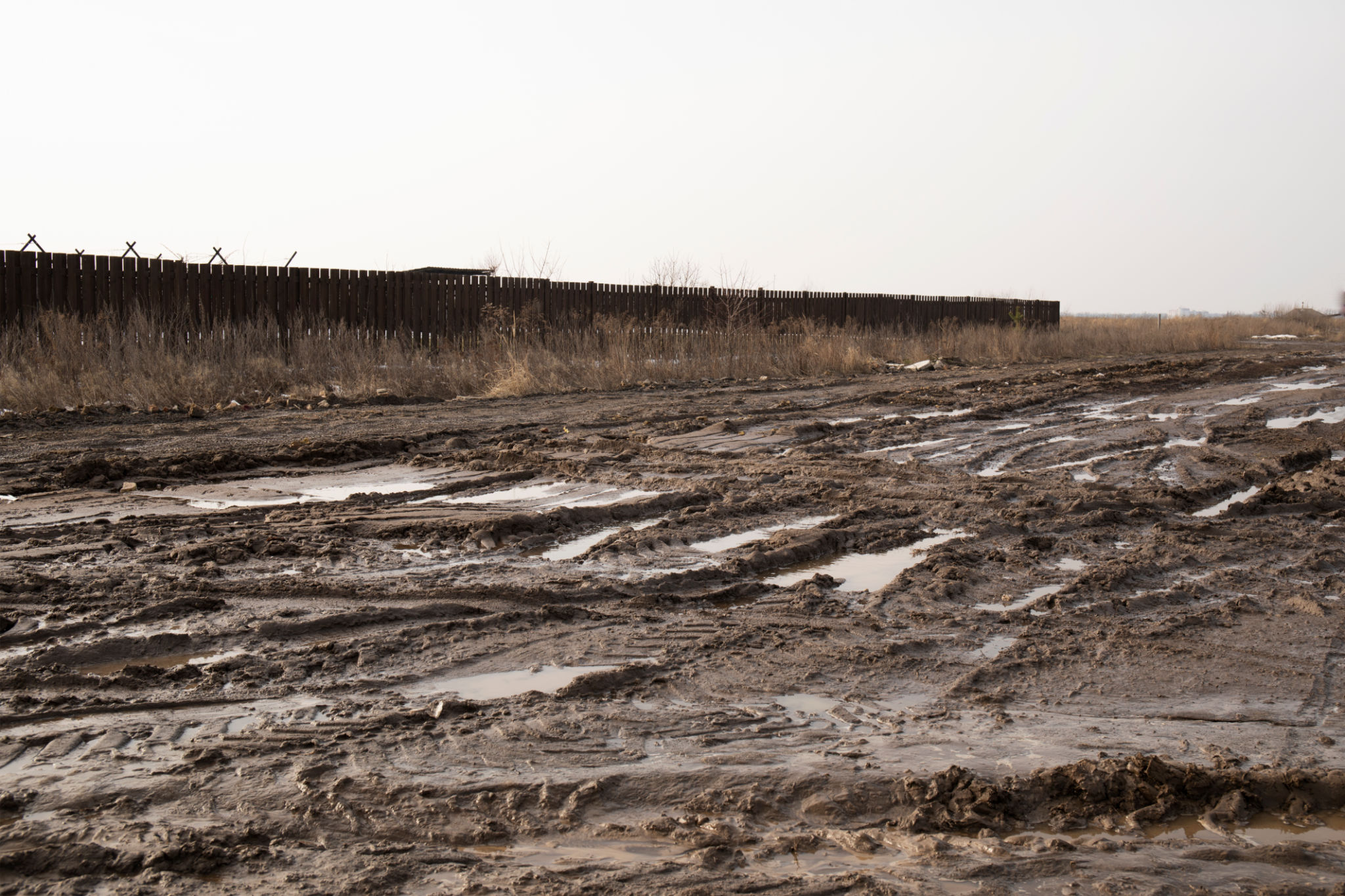 muddy terrain