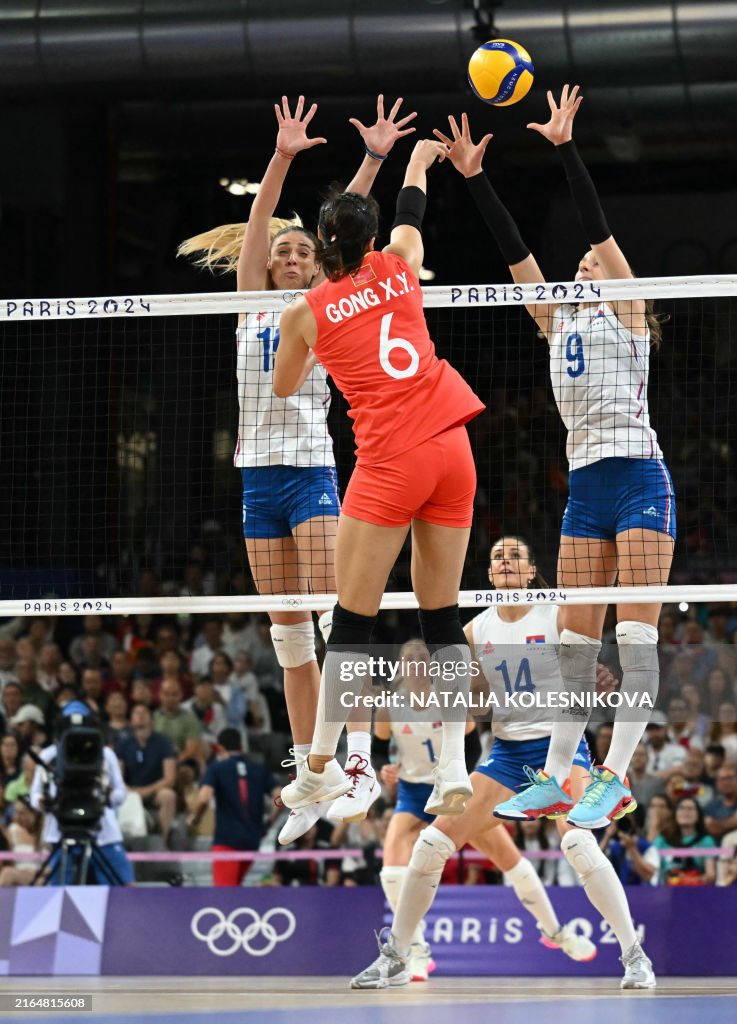 VOLLEYBALL-OLY-PARIS-2024-CHN-SRB