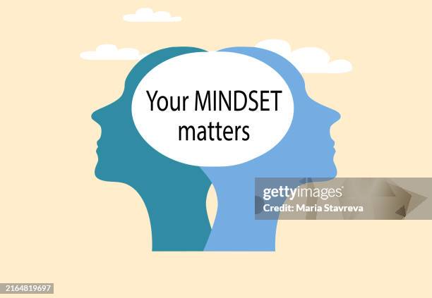 mindset matters concept. - what matters stock illustrations