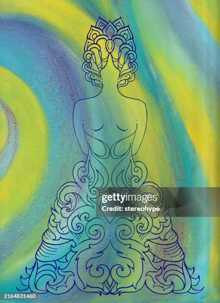 queen arch - rainbow reflection stock illustrations