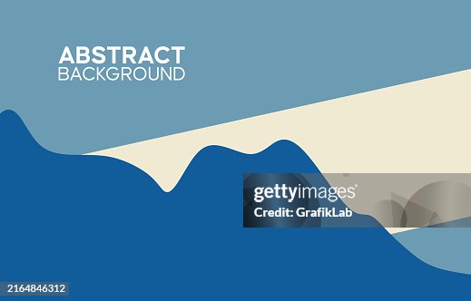 Abstract Blue Wave Flat Design Background in Vector Abstract Blue Wave Flat Design Background in Vector
