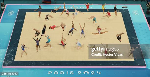 Simone Biles, Rebeca Andrade, Sunisa Lee, Kaylia Nemour, Manila Esposito, Alice D'Amato, Amalia Ghigoarta, Georgia-Mae Fenton, Sarah Voss, Ava...