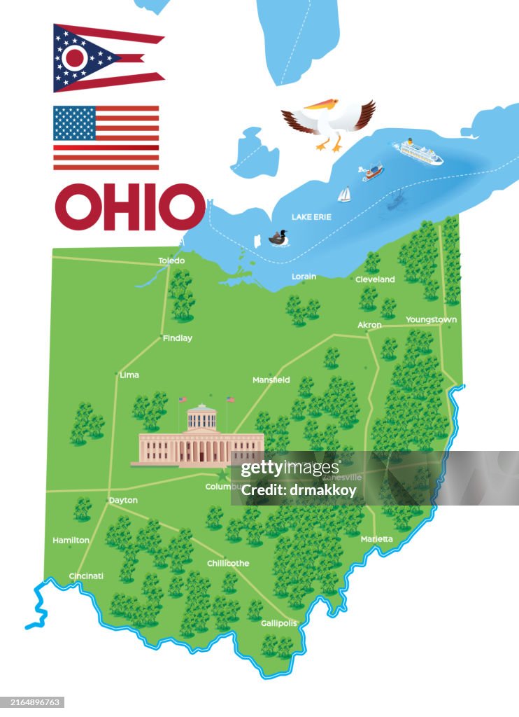 Ohio State Map