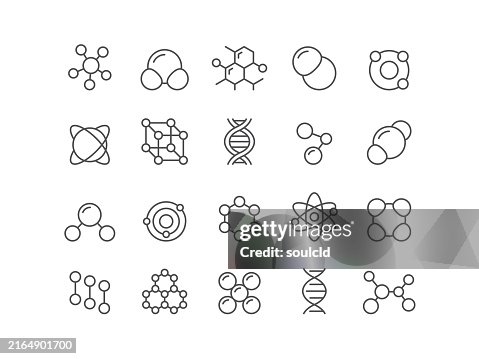 Molekül Symbole Molekül Symbole