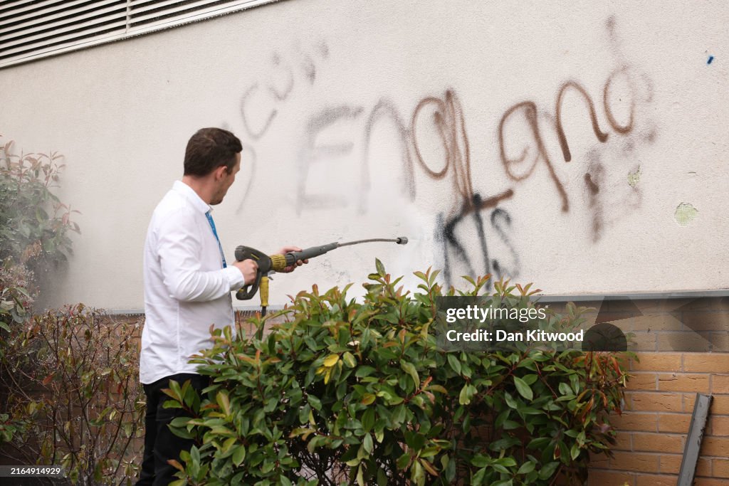Cleanup After Weekend Of Anti-Immigrant Riots