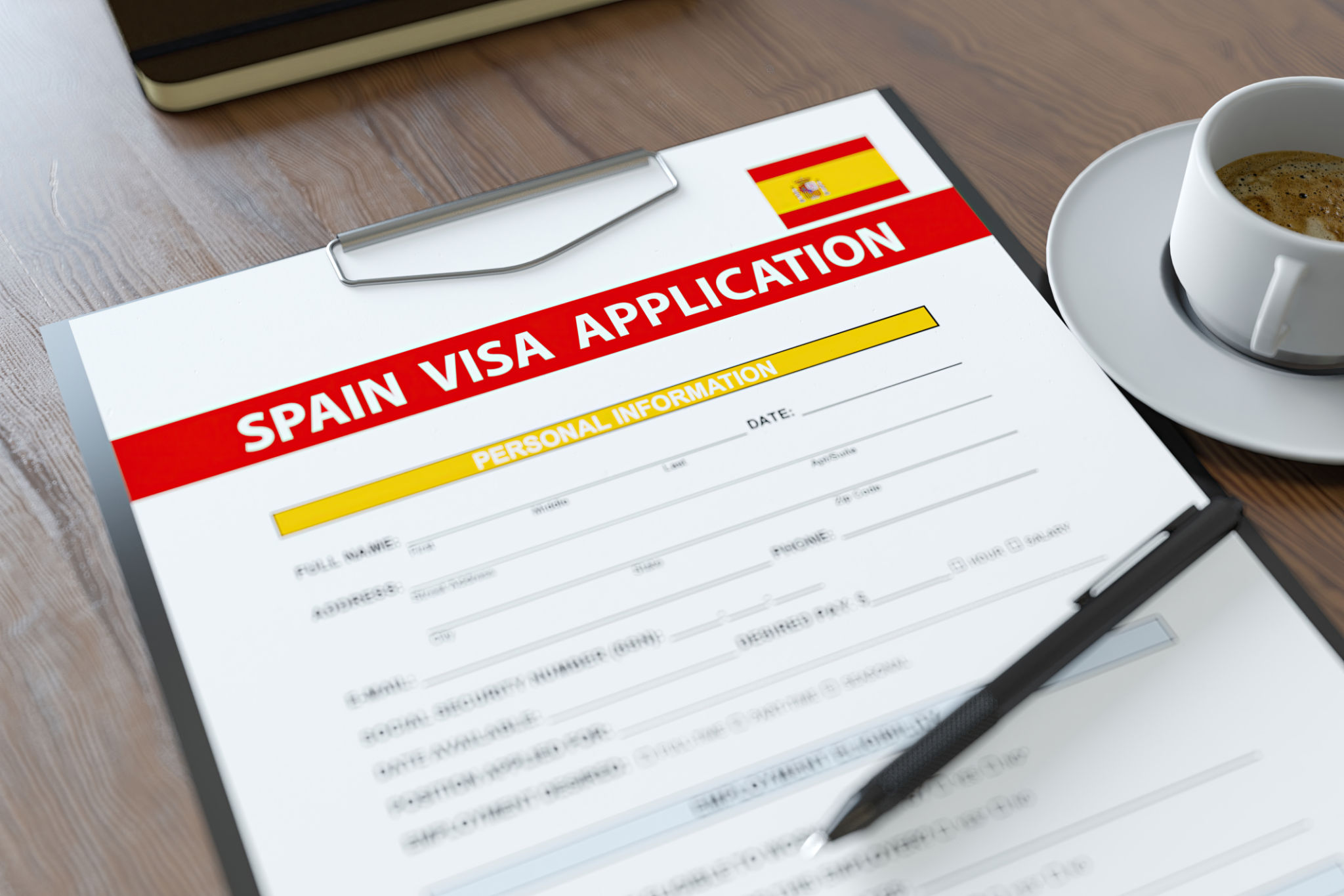 application process Spain
