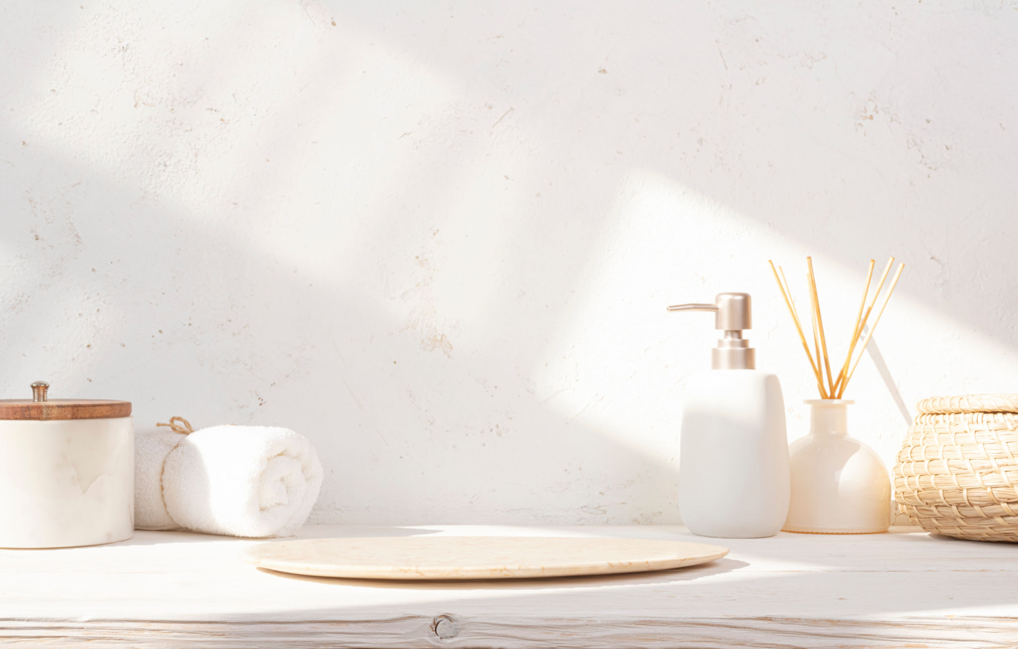 wooden bathroom elements