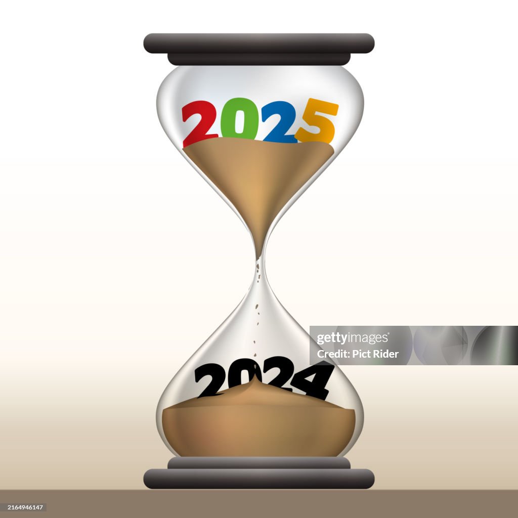 547 timeline 2024 2025 royalty-free images, stock... Passage Concept From 2024 To 2025 With The Countdown Symbolized By An ...