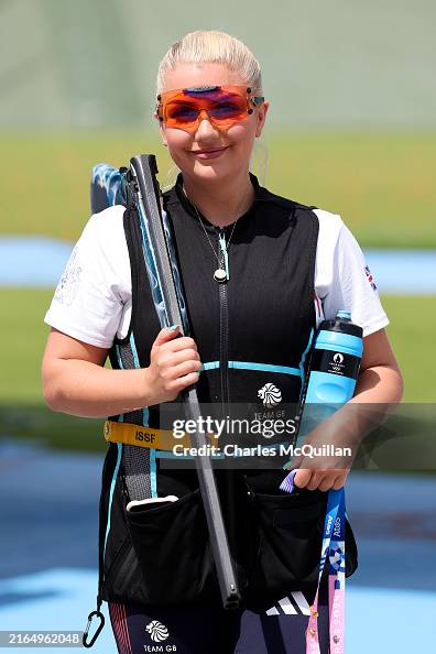 Amber Jo Rutter of Team Great Britain looks on during the Women's ...