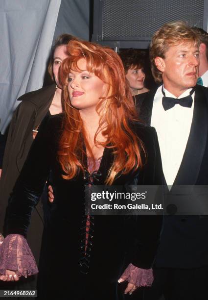 Married American couple, Country musician Wynonna Judd and Arch Kelley III attend the 34th annual Grammy Awards at Radio City Music Hall, New York,...