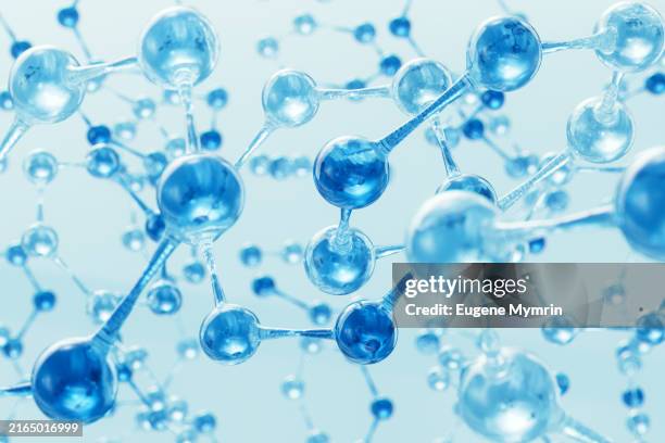 molecular structures. transforming healthcare - from molecules to medicine - ricerca scientifica foto e immagini stock