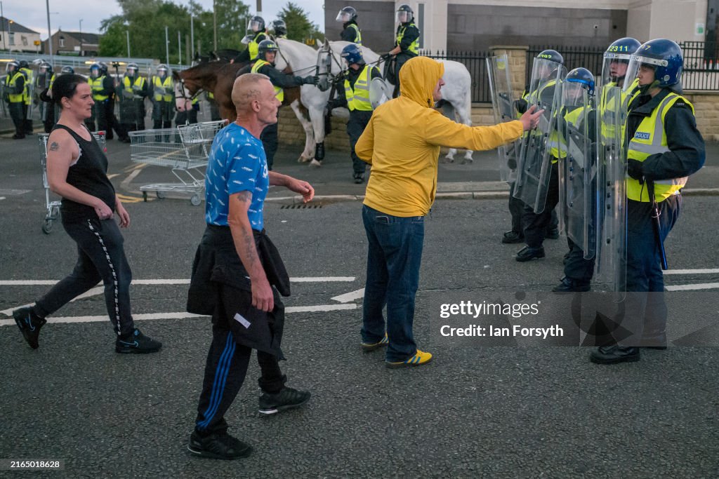 Far-Right Activists Hold Enough Is Enough Rally In Sunderland