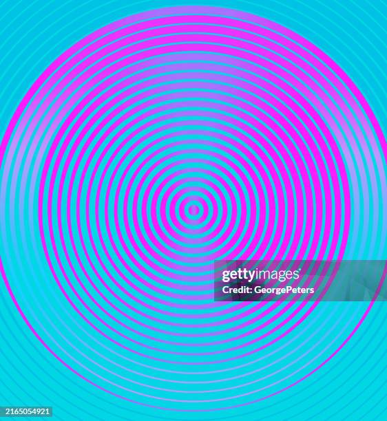 concentric circlular frame - virtual therapy stock illustrations