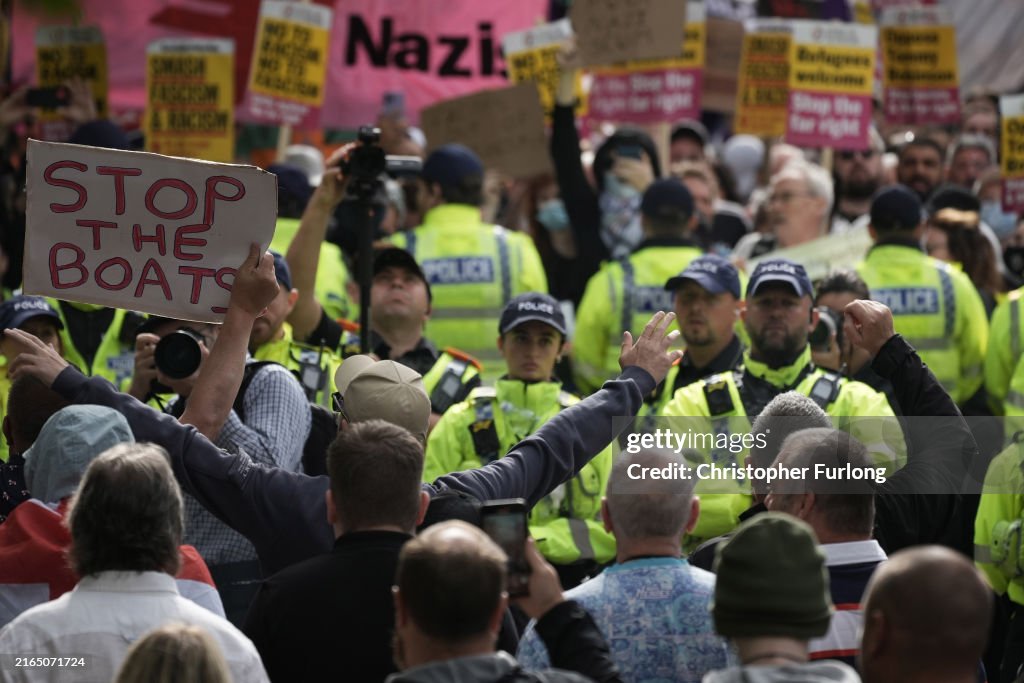 Far-right Activists Hold Protests Across The UK