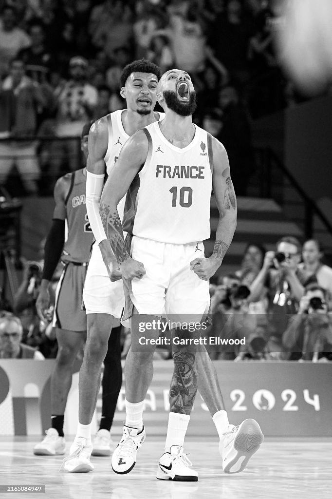 2024 Olympics - Men's Basketball: Canada v France