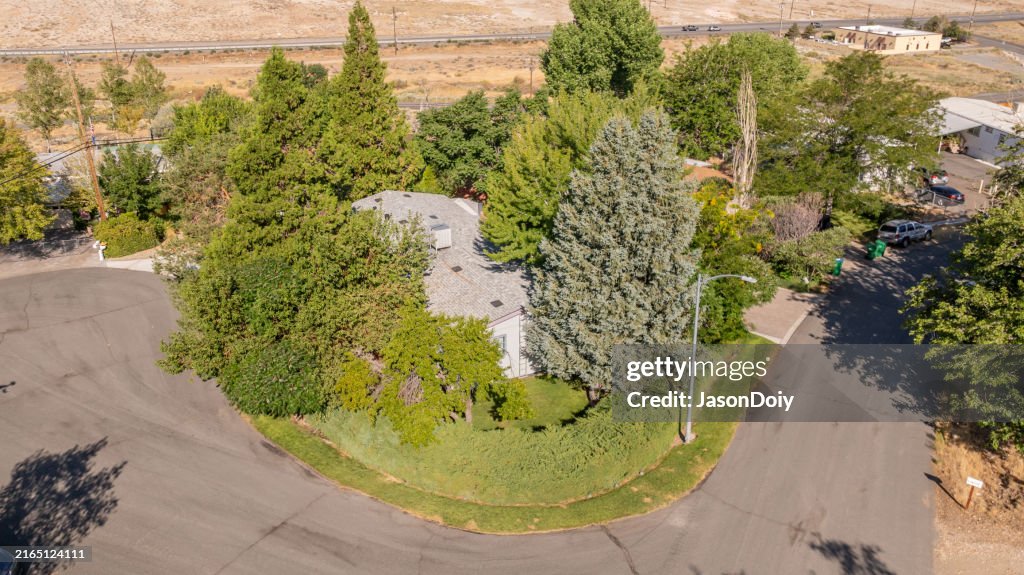 Aerial View Mobile Home