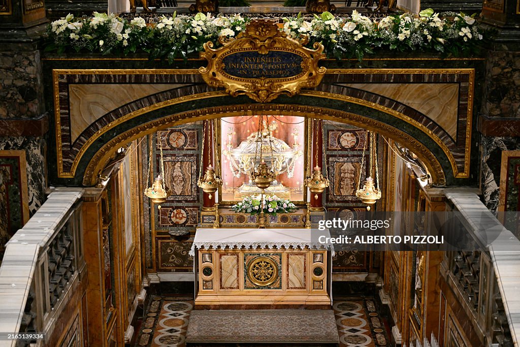 VATICAN-RELIGION-POPE-VESPERS