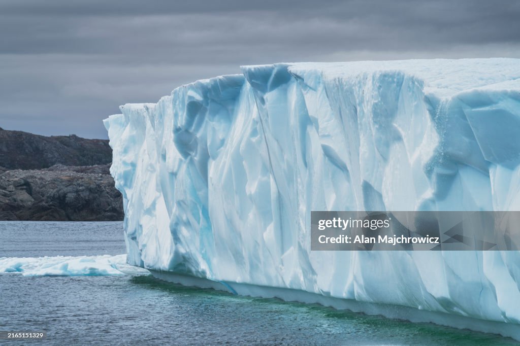 Tabular iceberg near Twillingate, Newfoundland