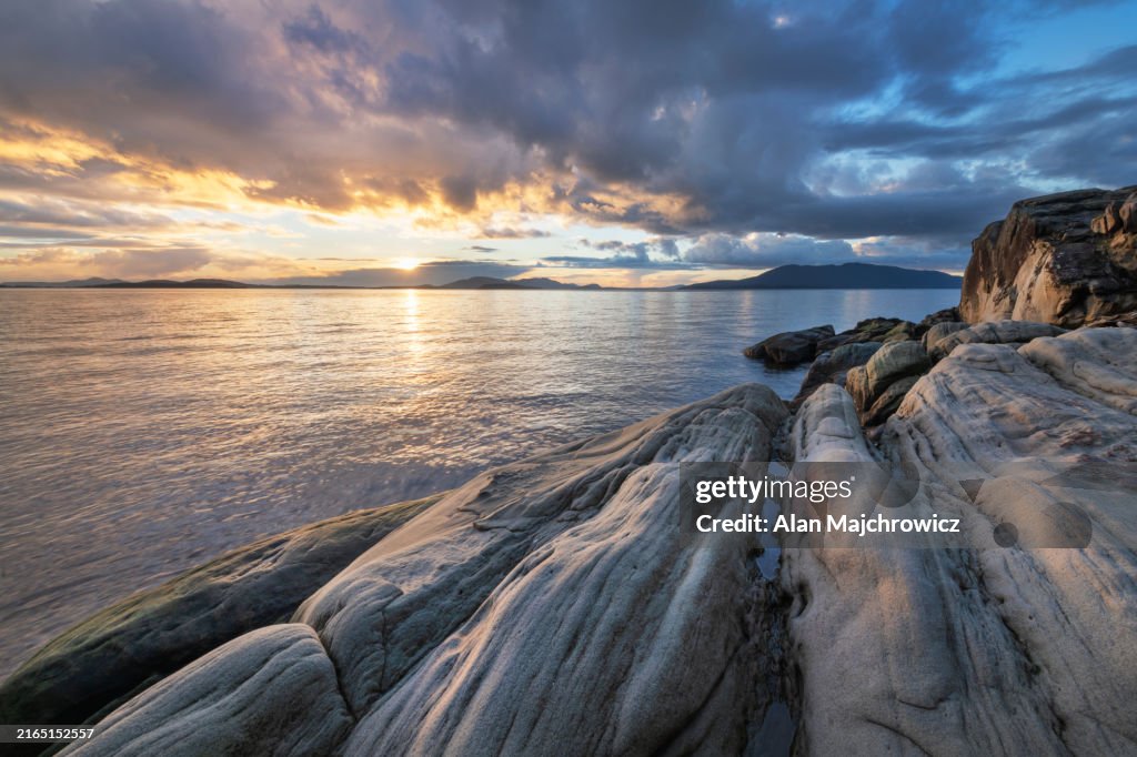Samish Bay Sunset Larrabee State Park