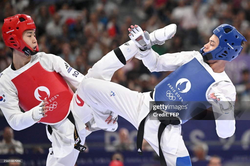Taejoon - RAVET Cyrian during the Olympic Games Paris 2024 -... News ...