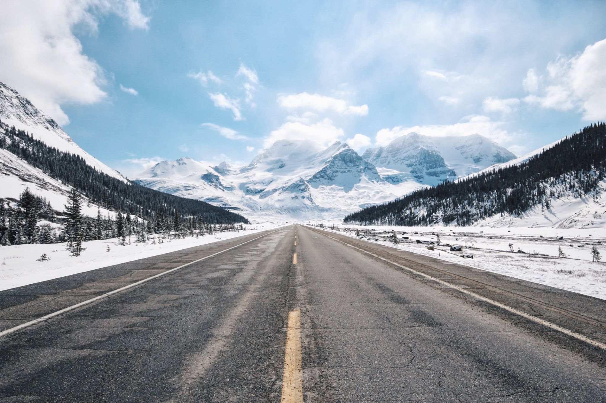 winter road