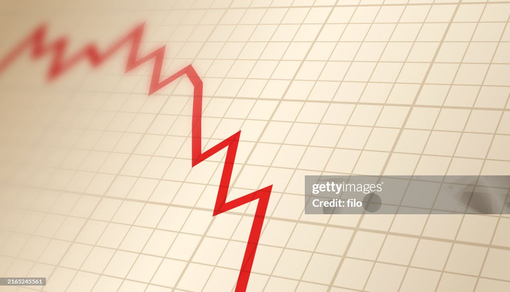 Stock Loss Decrease Chart Commodity Value Increase Chart Line Graph ...