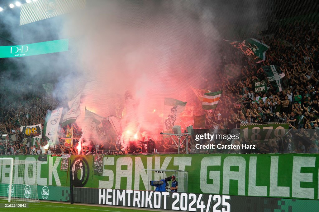St. Gallen 1879 v WKS Slask Wroclaw - UEFA Conference League Third Qualifying Round: First Leg
