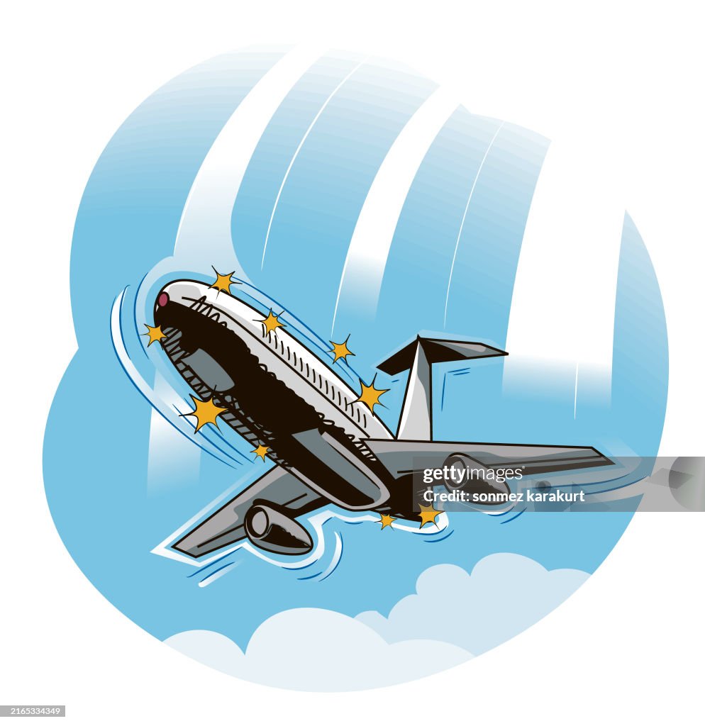 Passenger aircraft enters turbulence