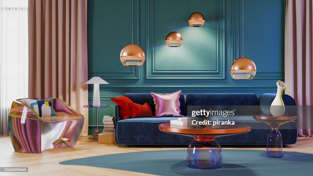 Colorful living room