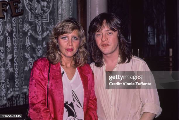 American musician Rick Derringer and his wife Liz, United States, circa 1980.