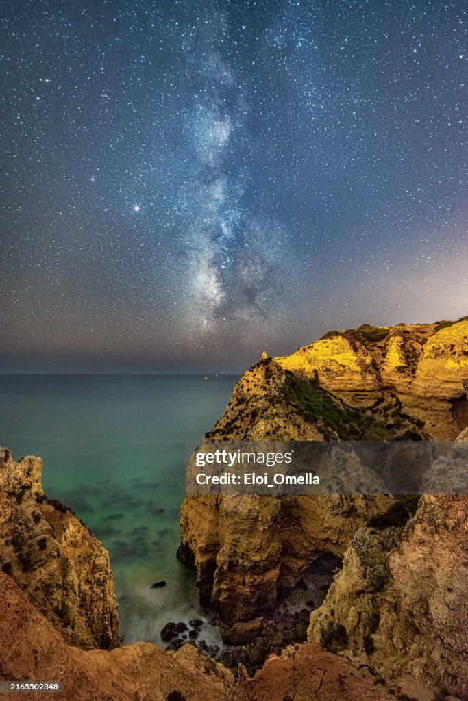 Starry Night Over Ponta da Piedade, Lagos, Algarve, Portugal