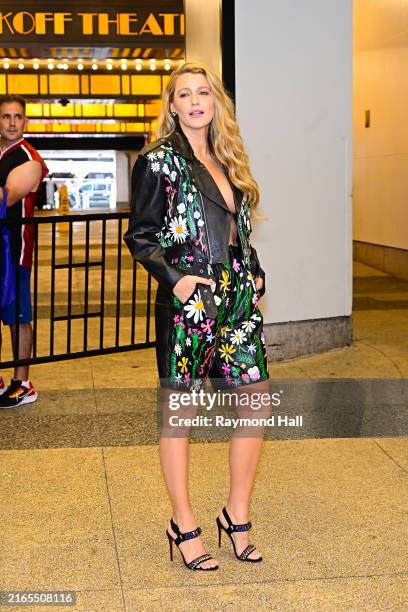 Blake Lively is seen in Midtown on August 05, 2024 in New York City.