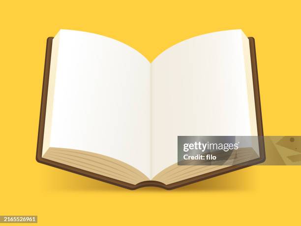 illustrazioni stock, clip art, cartoni animati e icone di tendenza di apri libro - open book