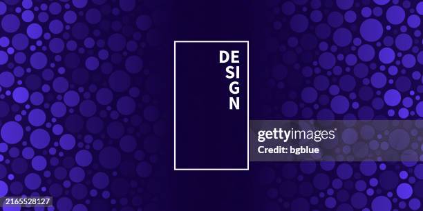 abstract geometric background with blue gradient circles - champagne bubbles texture stock illustrations
